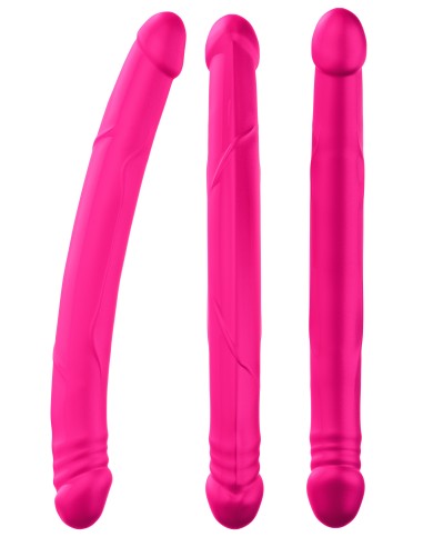 Double Gode Real Double Do Magenta 42 x 4 cm