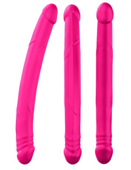 Double Gode Real Double Do Magenta 42 x 4 cm Double Gode Real Double Do Magenta 42 x 4 cm