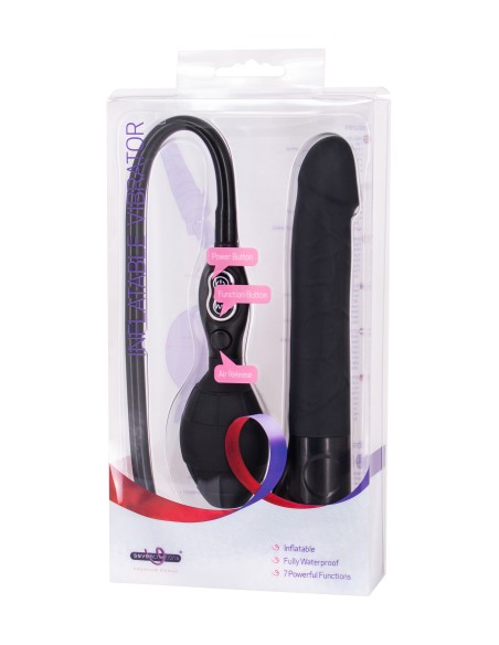 Gode gonflable vibrant Thin power 15 x 3 cm Gode gonflable vibrant Thin power 15 x 3 cm