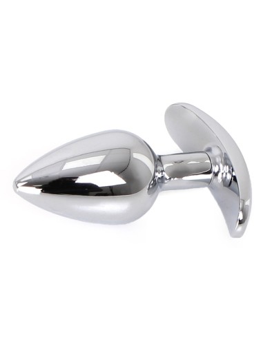 Plug Bijou Anal avec base arrondie Curve 6 x 2.8 cm - Bijou Rose