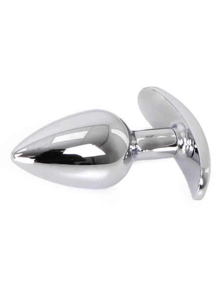 Plug Bijou Anal avec base arrondie Curve 6 x 2.8 cm - Bijou Rose