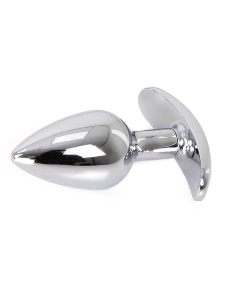 Plug Bijou anal avec base arrondie Curve 6 x 2.8 cm - Bijou Violet