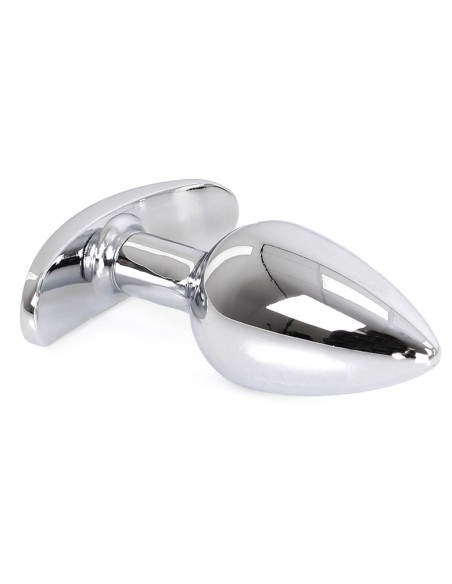 Plug Bijou anal avec base arrondie Curve 6 x 2.8 cm - Bijou transparent Plug Bijou anal avec base arrondie Curve 6 x 2.8 cm - Bijou transparent