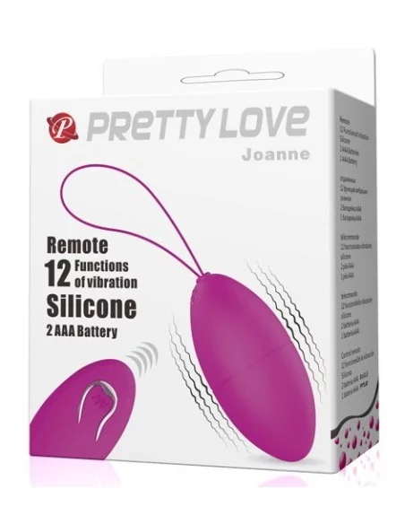 Oeuf Vibrant sans fil violet Joanne - 7 x 3.5 cm