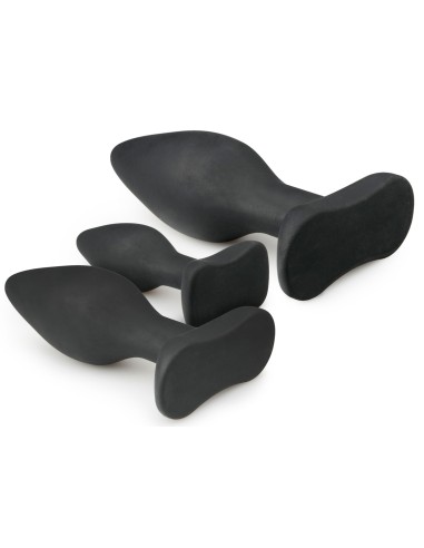 Kit de 3 plugs silicone Rocket Noirs