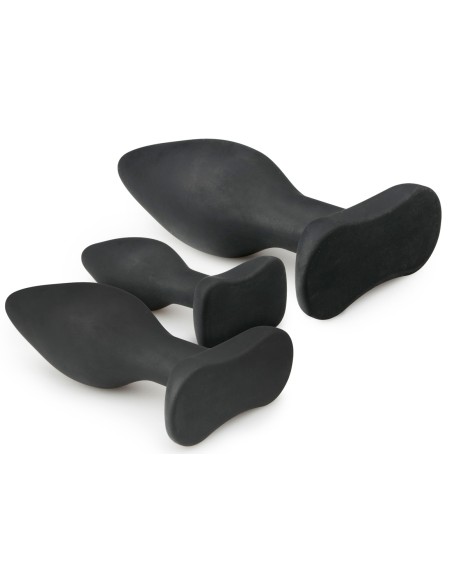Kit de 3 plugs silicone Rocket Noirs