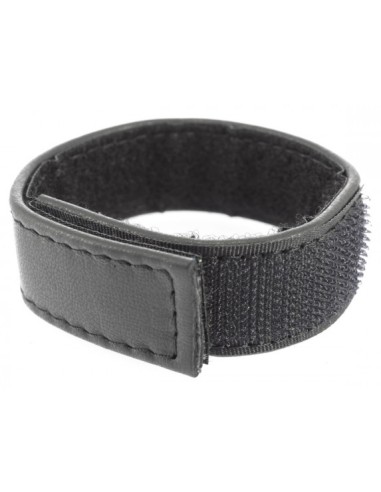 Cockring en cuir avec Scratch 22mm Noir - Cockrings Cuirs - 2