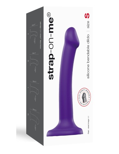 Gode Strap-On-Me Bendable S 15 x 3.5 cm Violet