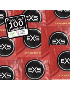 Préservatifs aromatisés à la Fraise x100