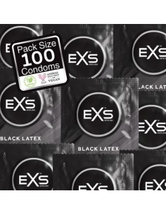 Préservatifs latex noirs BLACK x100