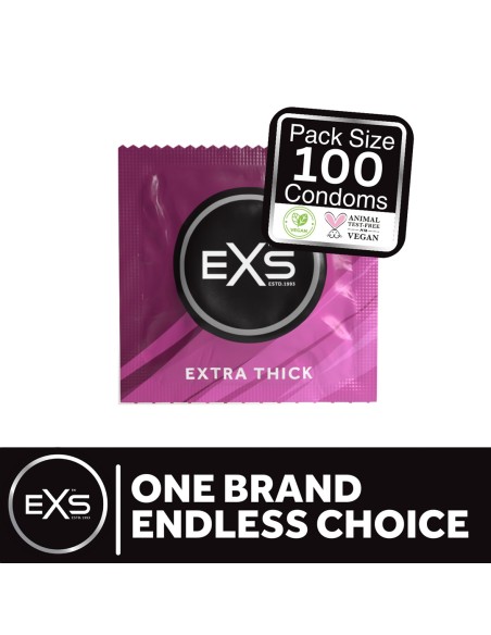 Préservatifs épais Extra Thick 53mm x100 Préservatifs épais Extra Thick 53mm x100
