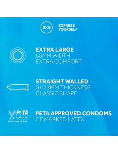 Préservatifs XXL Magnum 60mm x100 Préservatifs XXL Magnum 60mm x100