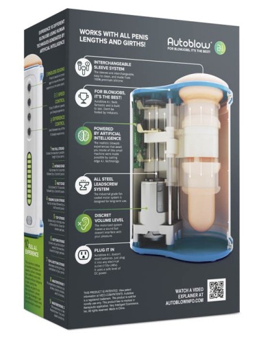 Masturbateur automatique Autoblow AI 10 Xpériences