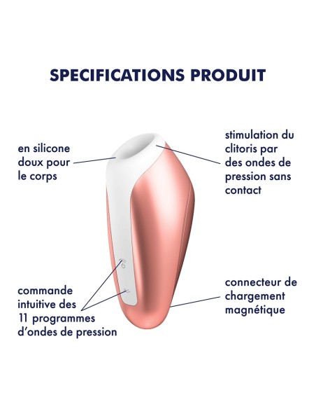 Stimulateur de clitoris love Breeze Rose - Stimulateurs à Aspiration - 3