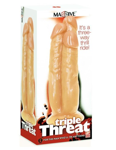 Gode Triple Threat 26 x 8.5cm