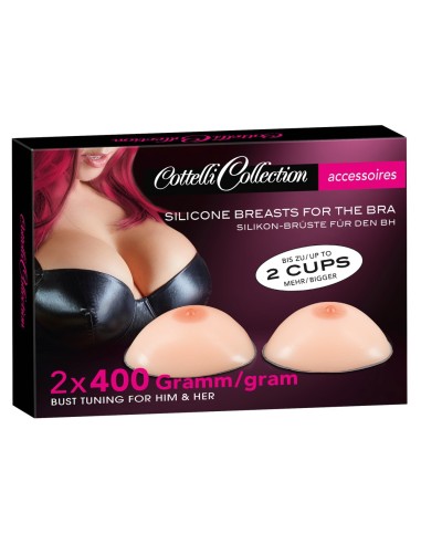 Prothèses Seins en silicone 2 x 400g