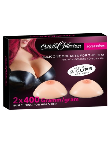 Prothèses Seins en silicone 2 x 400g Prothèses Seins en silicone 2 x 400g