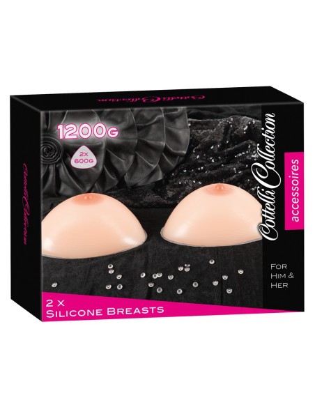Prothèses Seins en silicone 2 x 600g Prothèses Seins en silicone 2 x 600g