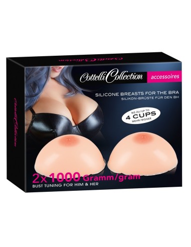 Prothèses Seins en silicone 2 x 1000g