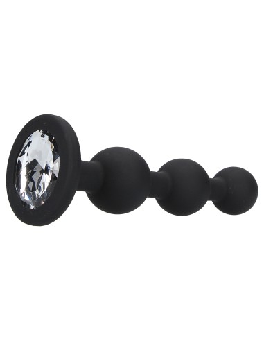 Plug Bijou Beaded Diamond 9.5 x 2.5 cm