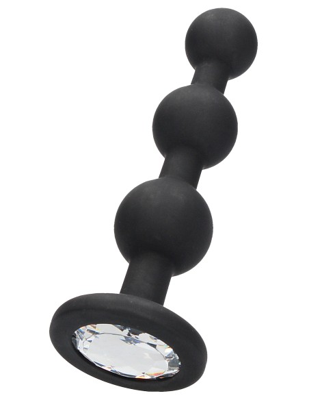 Plug Bijou Beaded Diamond 9.5 x 2.5 cm