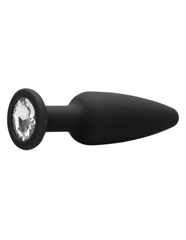 Plug Bijou Silicone Cone Diamond 9 x 3 cm