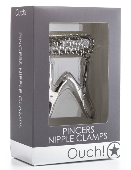 Pinces pour tétons Pincers Chaîne 35cm Métal