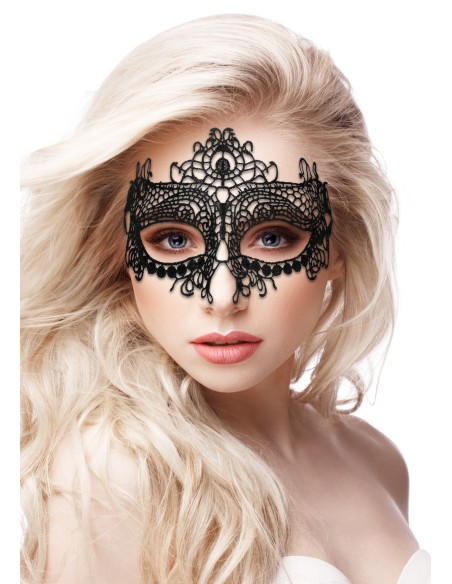 Masque Dentelle Queen Lace Noir Masque Dentelle Queen Lace Noir
