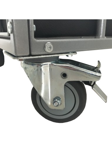 Roulettes avec frein Diamètre 10cm Qualité Pro x4