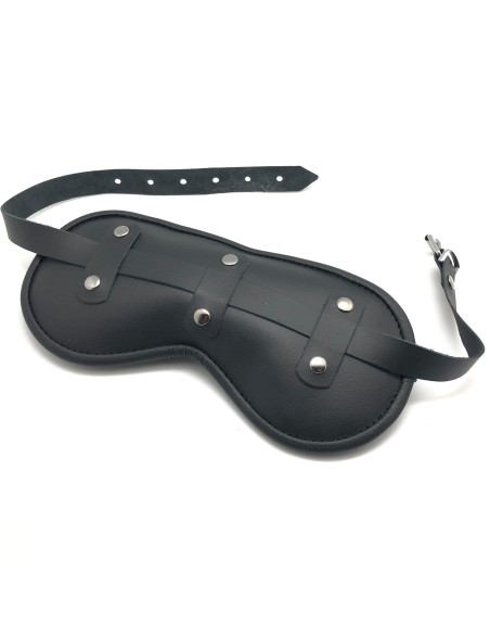 Masque en cuir rembourré Blind Up Noir