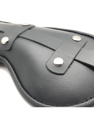 Masque en cuir rembourré Blind Up Noir