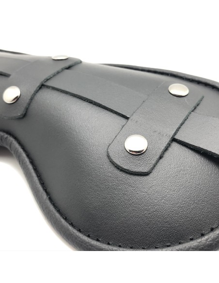 Masque en cuir rembourré Blind Up Noir