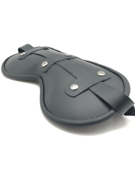 Masque en cuir rembourré Blind Up Noir
