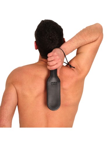 Paddle en cuir avec rebords bombés 31 x 7 cm