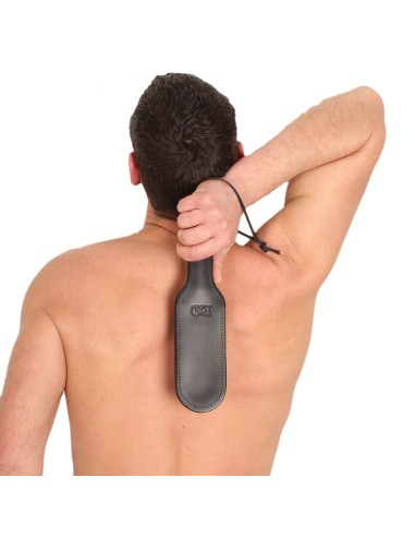 Paddle en cuir avec rebords bombés 31 x 7 cm