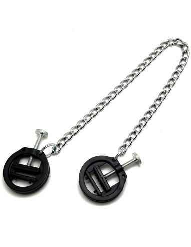 Pinces a seins PVC avec chaine
