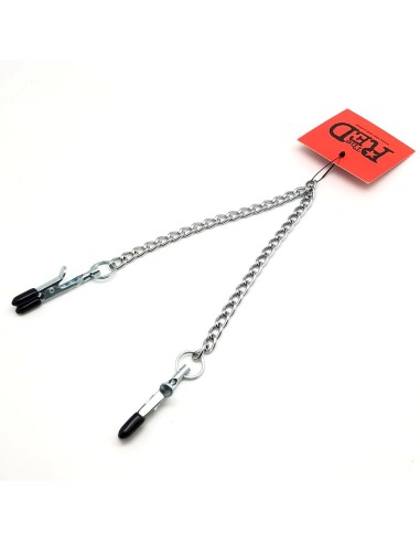 Pinces a seins métallique avec chaine - Pinces à Seins - 3