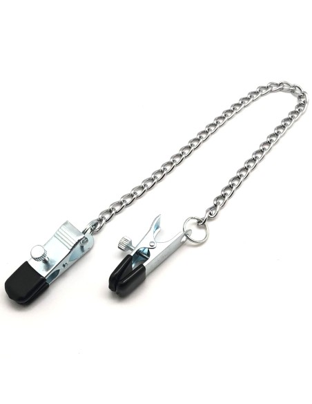 Pinces a seins métallique avec chaine - Pinces à Seins - 2