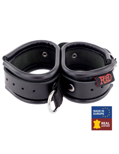 Double menotte de maintien en cuir Double menotte de maintien en cuir