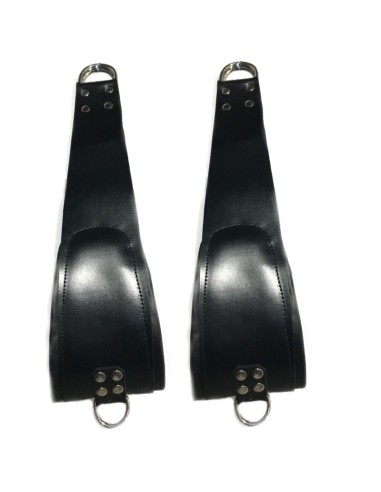 set de 2 Supports pieds en cuir pour sling + 2 mousquetons - 60cm - The Red