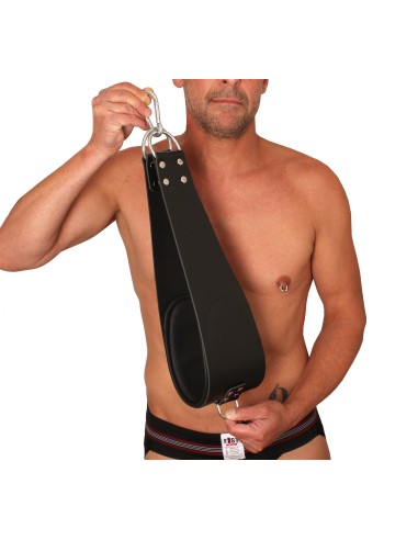 set de 2 Supports pieds en cuir pour sling + 2 mousquetons - 60cm - The Red