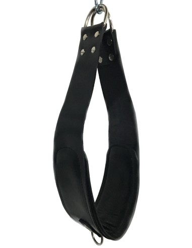 set de 2 Supports pieds en cuir pour sling + 2 mousquetons - 60cm - The Red