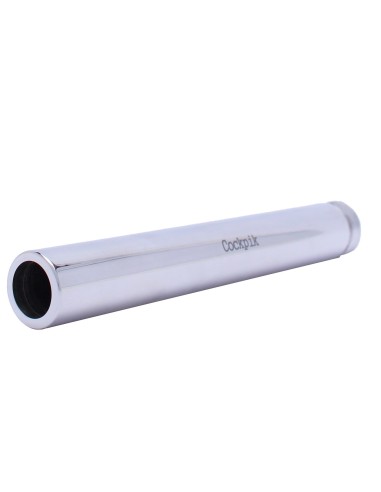 Embout de lavement en métal Long Steel 15 x 2.5cm