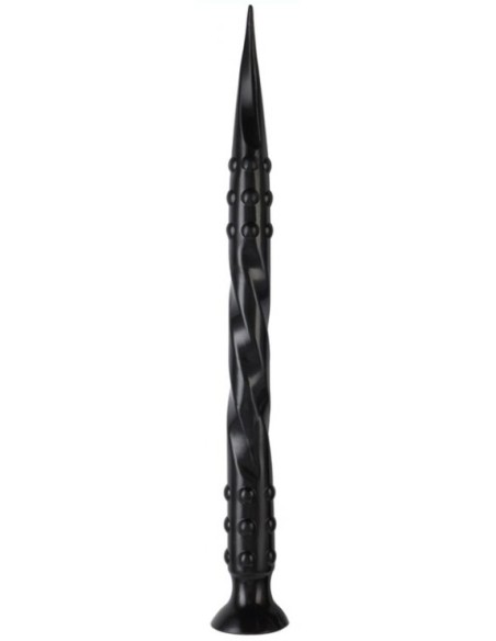 Gode Pointed Twist L 65 x 5 cm Noir