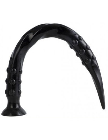 Gode Pointed Twist M 50 x 4 cm Noir
