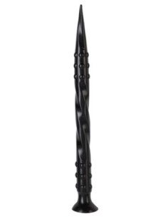 Gode Pointed Twist S 40 x 3 cm Noir