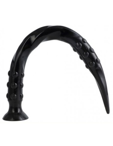 Gode Pointed Twist S 40 x 3 cm Noir