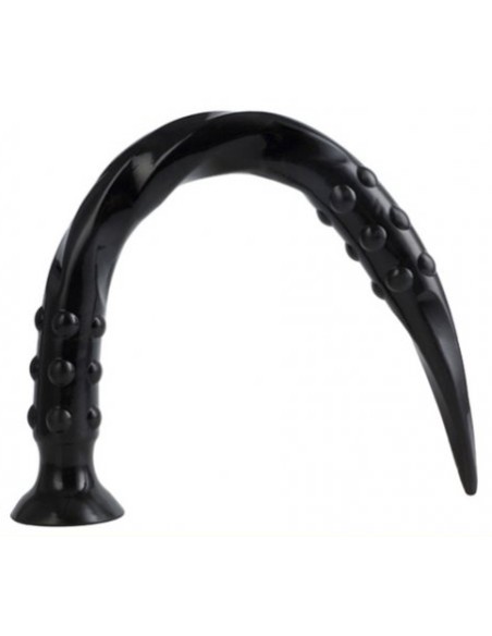 Gode Pointed Twist S 40 x 3 cm Noir