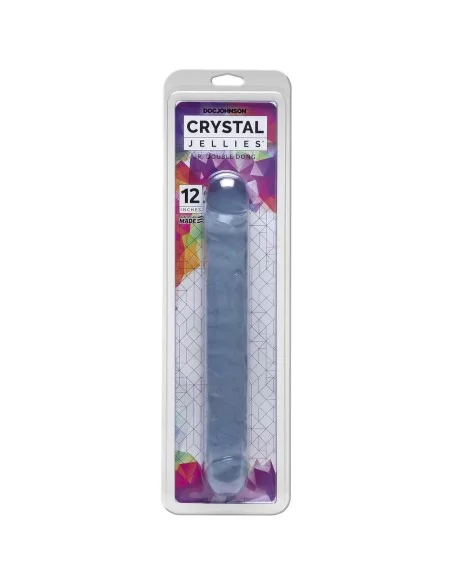 Double gode Jelly Clear 29 x 3.7cm Bleu Double gode Jelly Clear 29 x 3.7cm Bleu