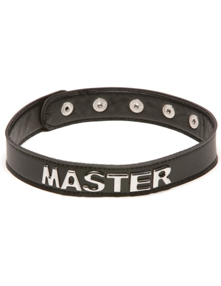 Collier simili Master Noir